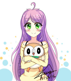 My OC with Rowlet