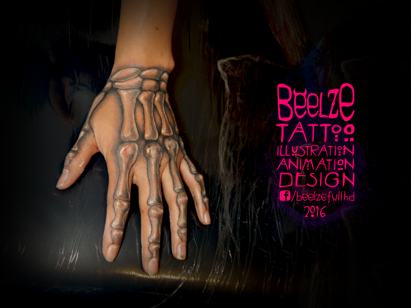 Beelze Tattoo - Mano Calavera by 8eelze on DeviantArt