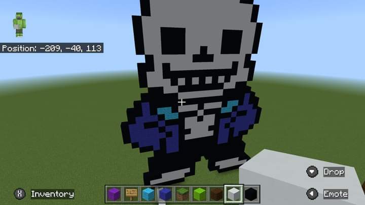 Sans Undertale Minecraft by VHSpuppy on DeviantArt