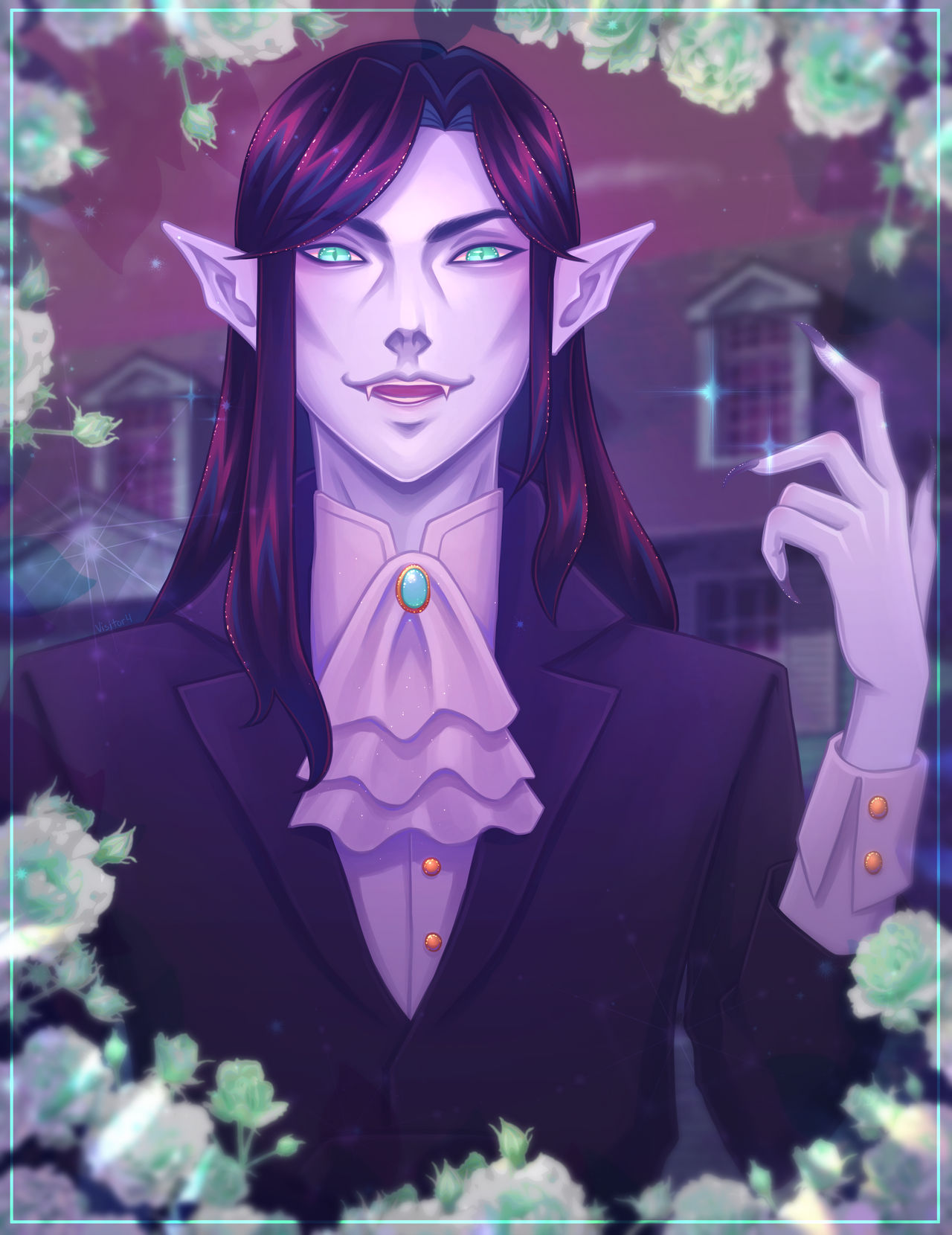 Pathfinder 2e Vampire portrait 1 by GothAmaterasu on DeviantArt