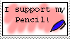 I support my Pencil by PikachuC