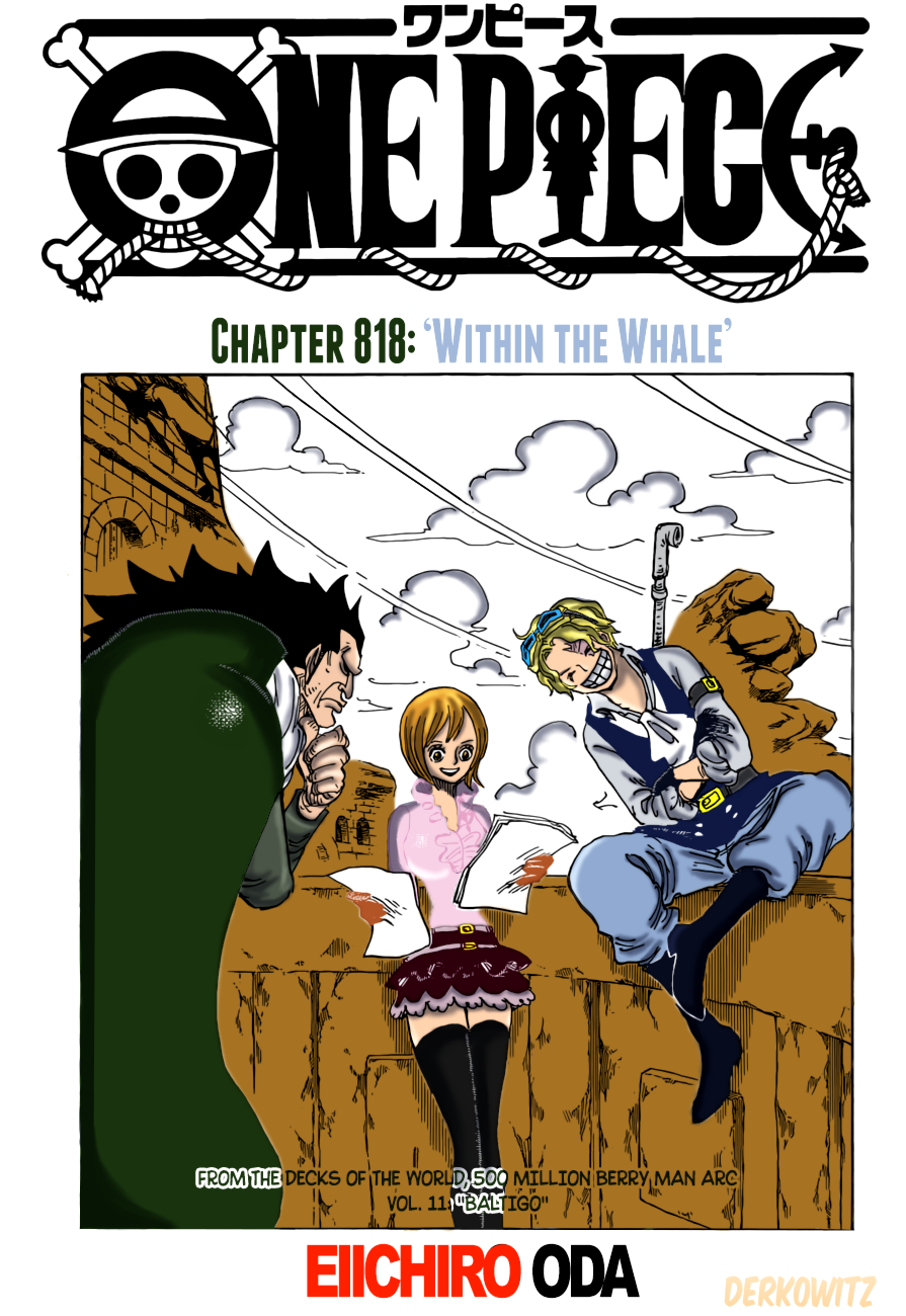 One Piece 818 Colored Cover Page By Derkowitz On Deviantart One Piece 818 Colored Cover Page By Derkowitz On Deviantart