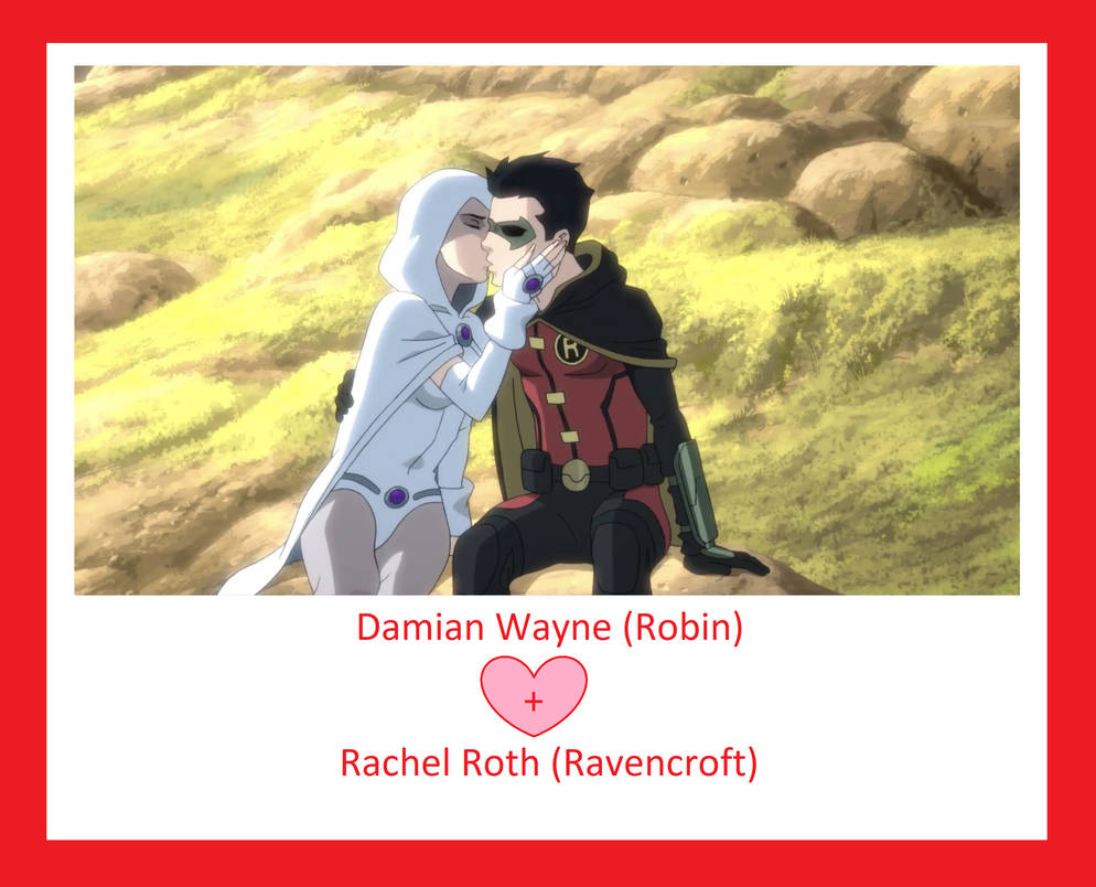 Damian Wayne (Robin) + Rachel Roth (Ravencroft) by SolGravionMegazord ...