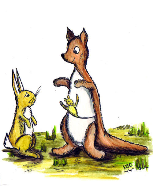 Me And Rabbit Roo Rabbit, Kanga and Roo by altworld on DeviantArt