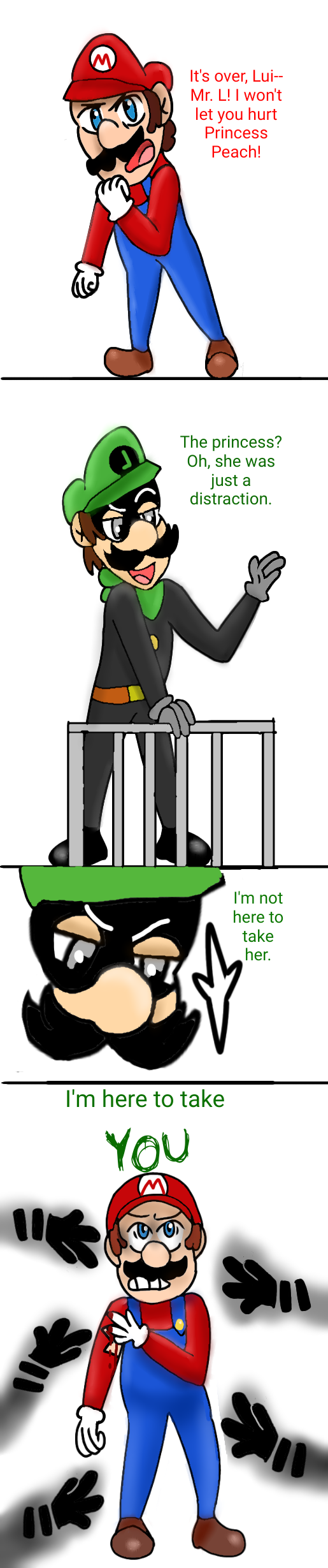 Mario Vs Mr L Part 1 By 1schadenfreude1 On Deviantart