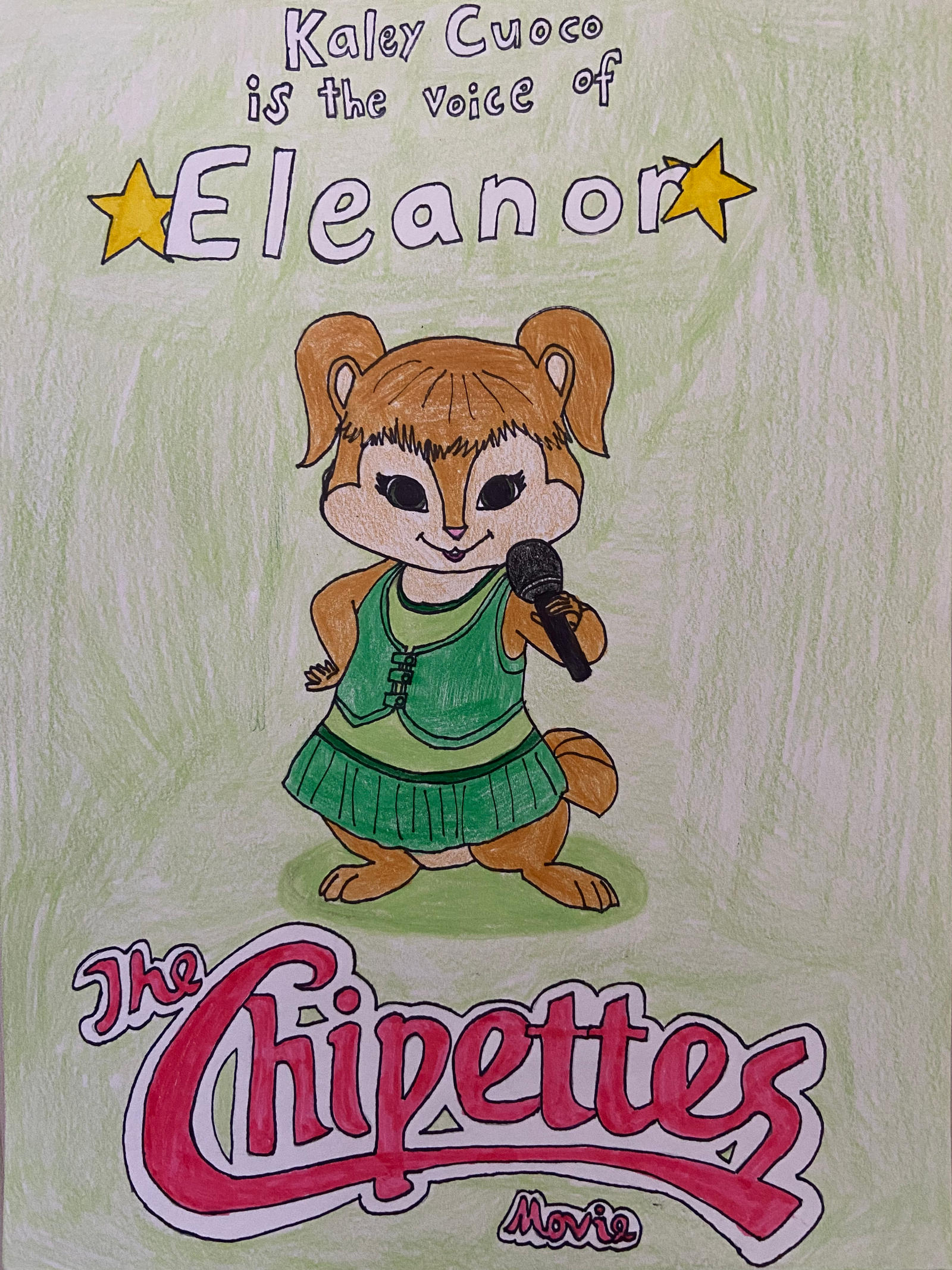 Chipettes Cast The Chipettes Movie: Eleanor Poster by oswaldluvr411 on DeviantArt