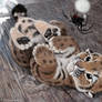 Baby Smilodon and motherly spider