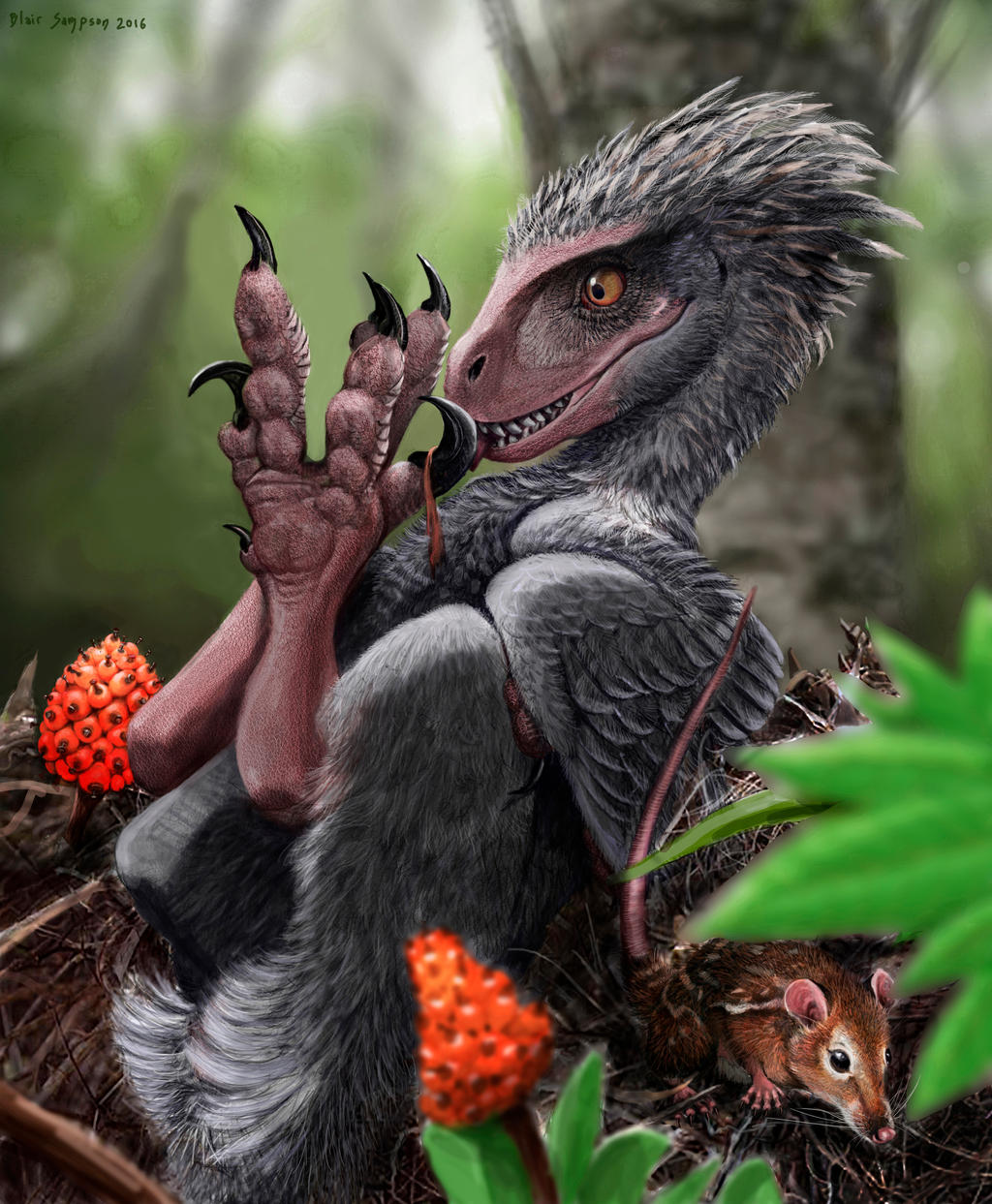 When Chickens Ruled: raptor dinosaur by Psithyrus on DeviantArt