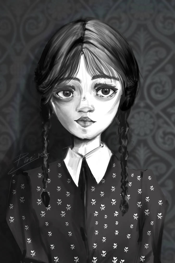 Wednesday Addams s Fanart By LAMPAI On DeviantArt wednesday-addams-s-fanart-by-lampai-on-deviantart
