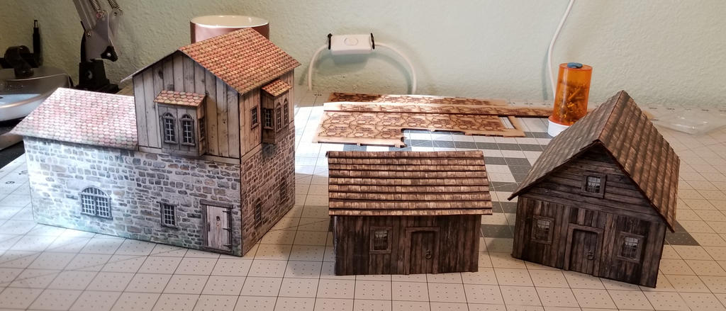 Papercraft Buildings 01 by BMATSEA on DeviantArt