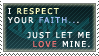 Respect, Faith, and Love by Saintbirdy