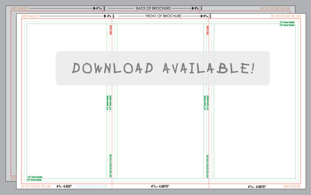 8.5'x14' Brochure Template by Saintbirdy on DeviantArt