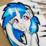 Vinyl Scratch Portrait