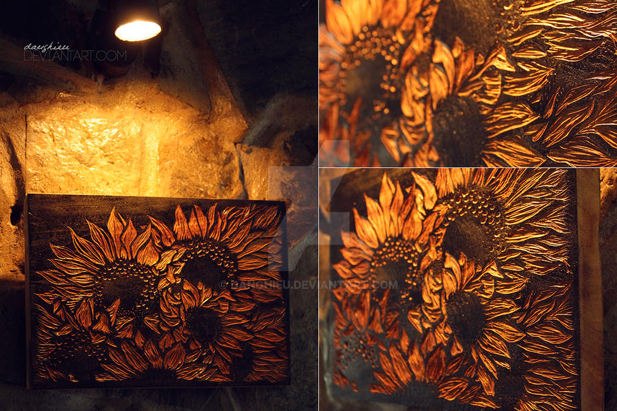 Woodart: Sunflower