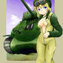 M4A1 Tank and girl