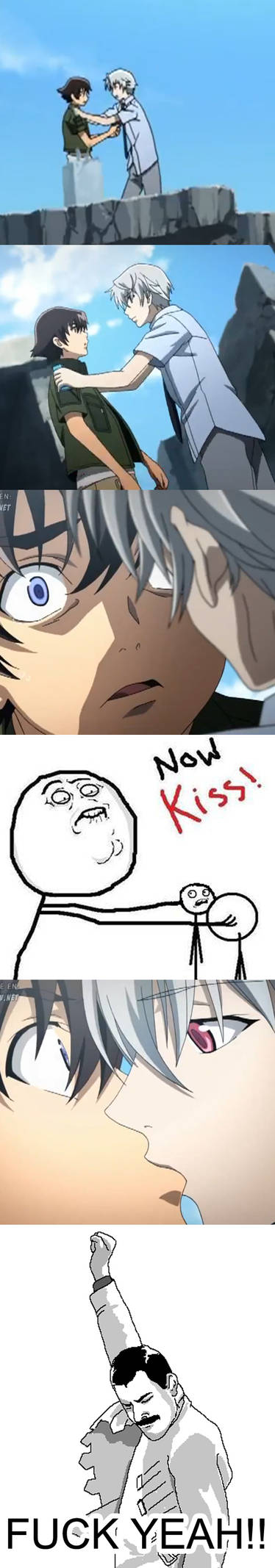 Mirai Nikki Meme - NOW KISS!