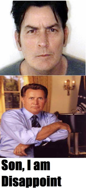 Martin Sheen is disappoint
