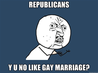 Y U NO gay marriage