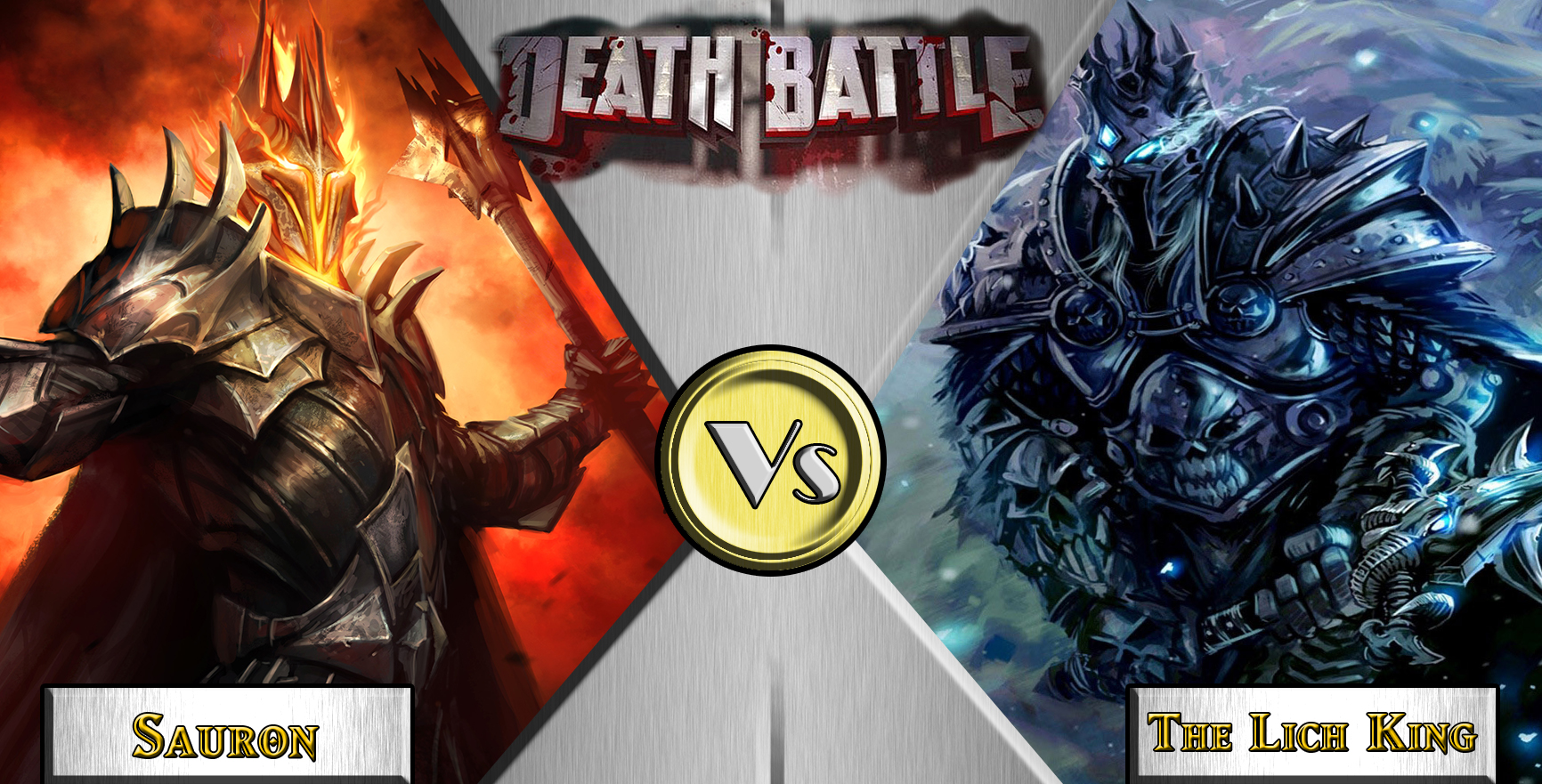 battle idea 6 sauron vs the lich king by clannadat.