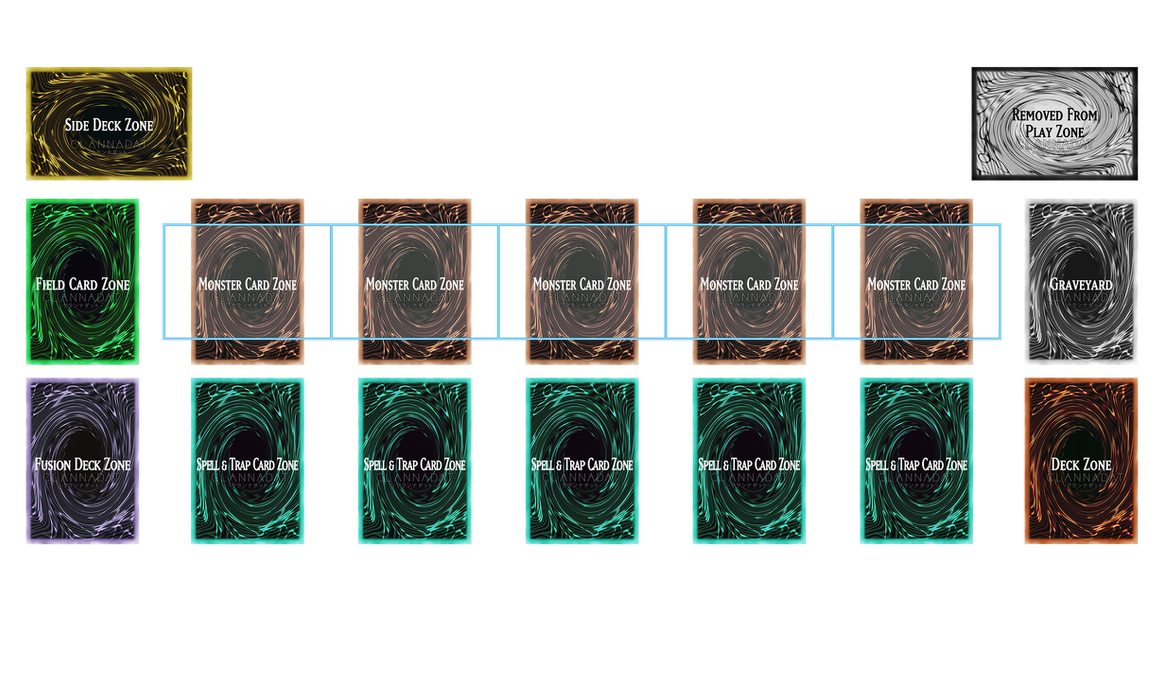 yugioh card zone template Paramint Basic, One-Player (Stitched) - For Yugioh Playmat - Compatible for Yu-Gi-Oh, TCG - Master Rule Duel Field Zones, Large 1-Player Card Game Mat