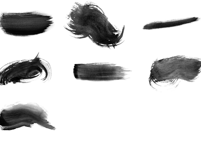 High-Res Watercolor Photoshop Brushes