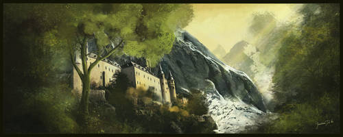 Castle Matte painting