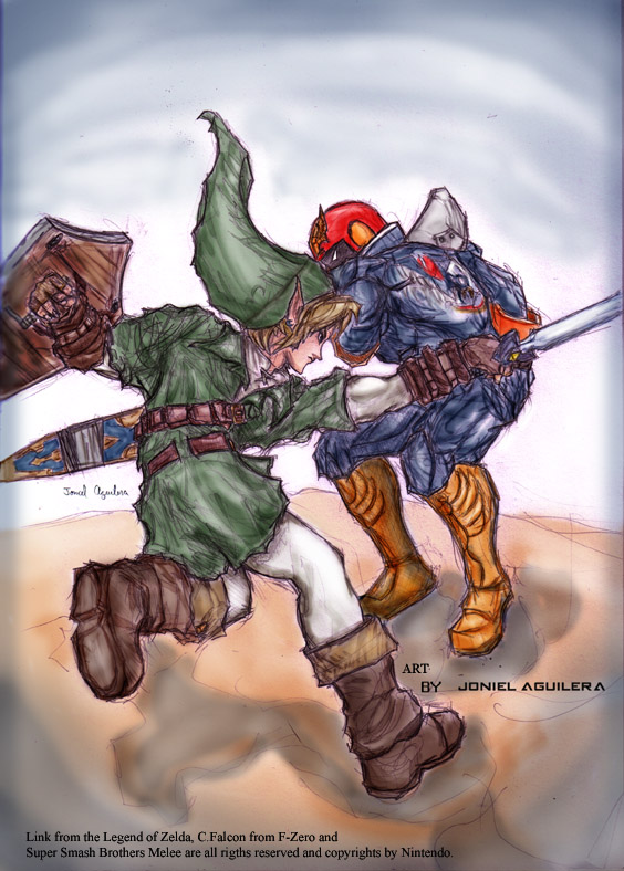 Link Vs C Falcon By Ninjetxzero1 On Deviantart