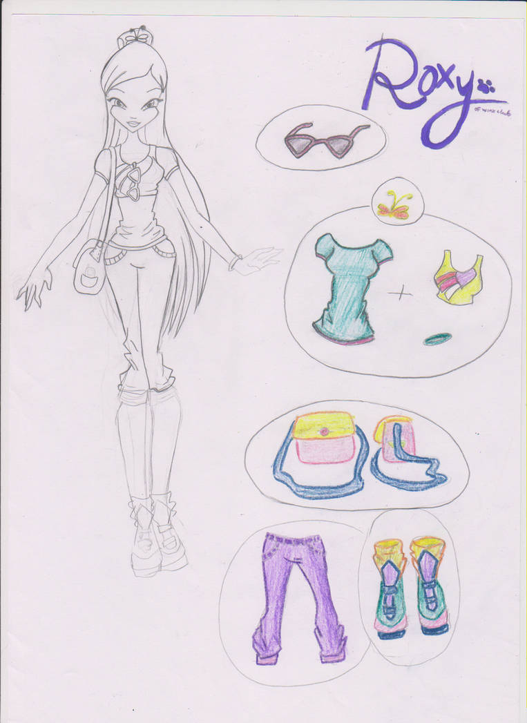 Death Rock Roxy Drawing Roxy 'sketch' 2,1 by Fox-cooked on DeviantArt