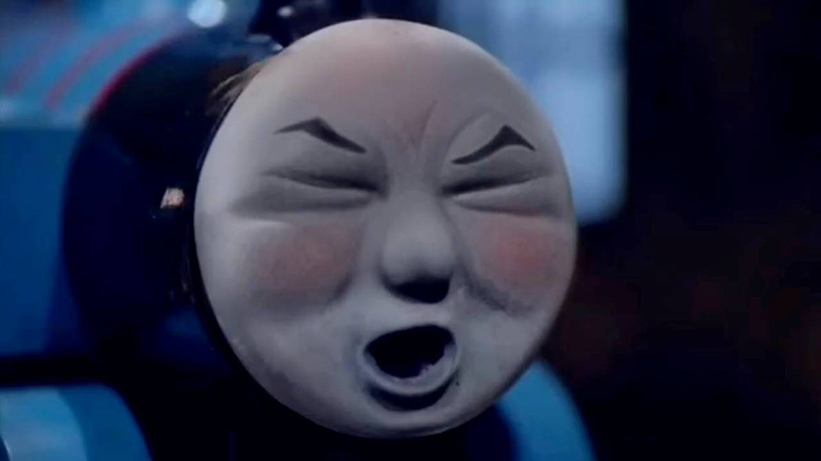 Screaming Train Driver Thomas Was Screaming with his Eyes Shut by ThomasFan66 on DeviantArt