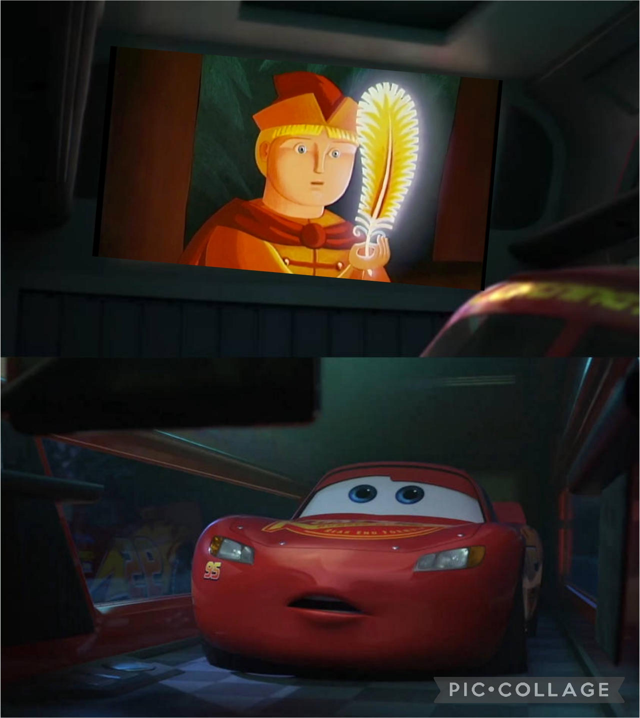 Lightning McQueen is Watching Rabbit Ears by ThomasFan66 on DeviantArt