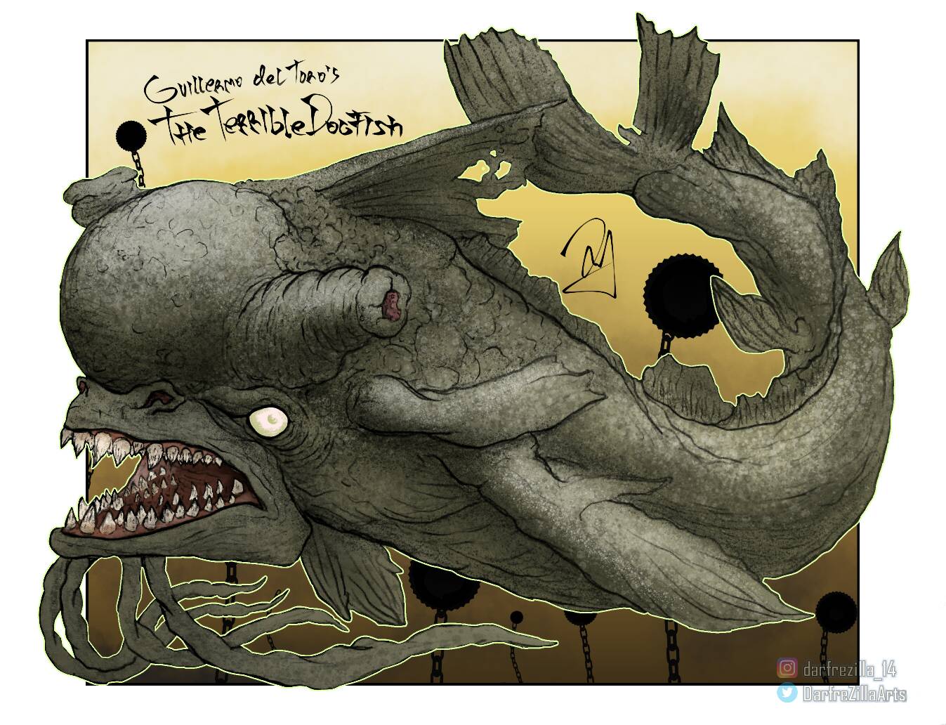 Guillermo del Toro's The Terrible Dogfish by DarfrenZilla on DeviantArt