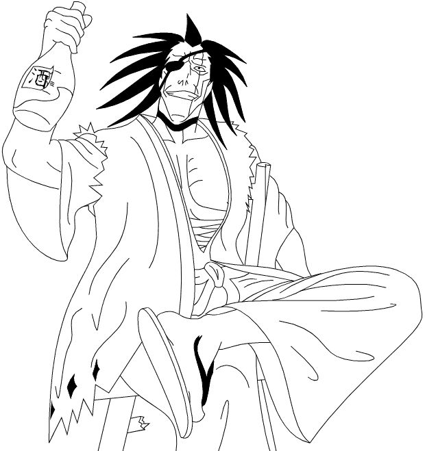 Kenpachi’s Birthday - sketch by Radaghast on DeviantArt