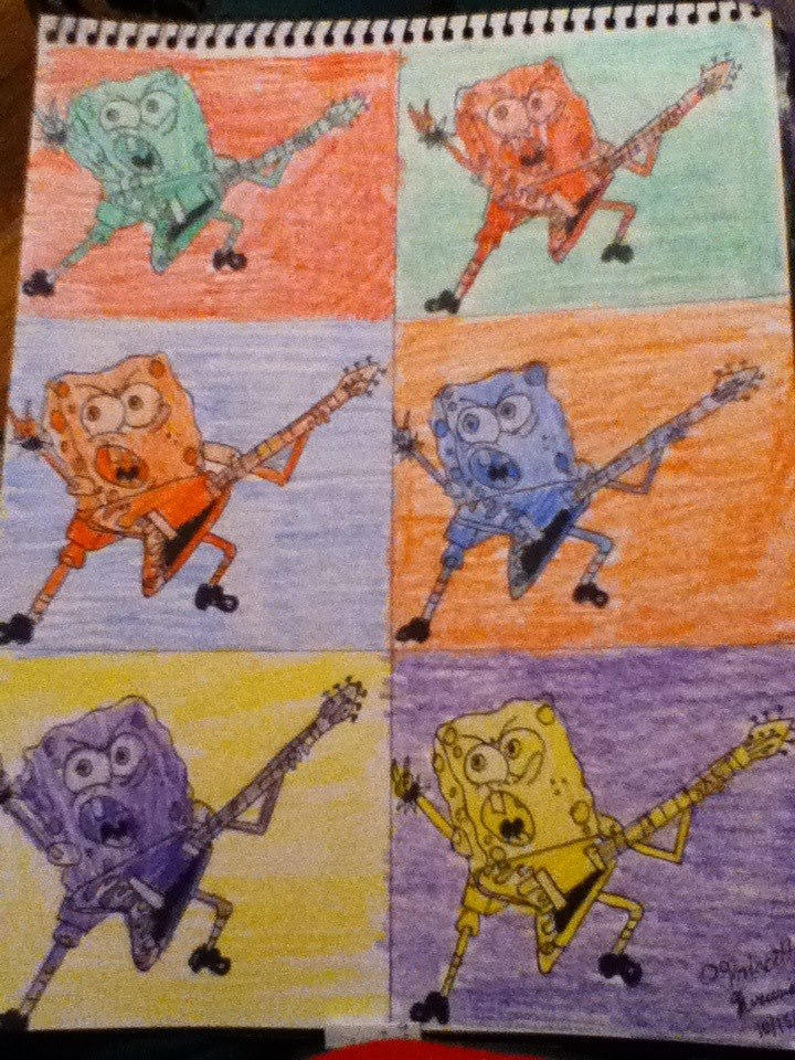 Spongebob Rockin' by pkpowagirl on DeviantArt