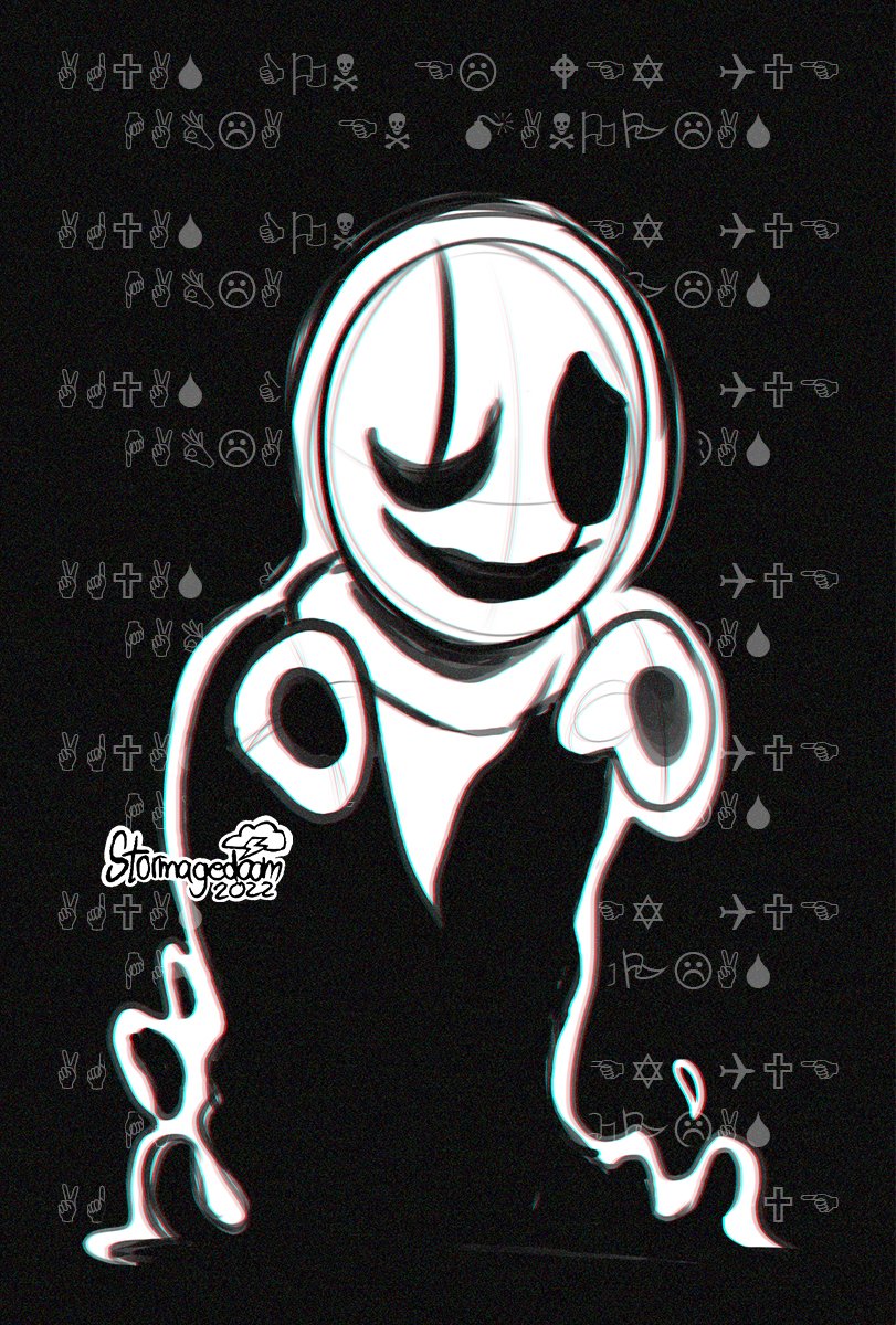 chibi gaster by Stormagedoom on DeviantArt