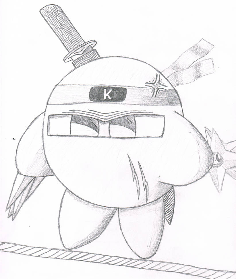 Ninja Kirby by nikk29 on DeviantArt