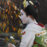 Chrysanthemum - Japanese Geisha Art