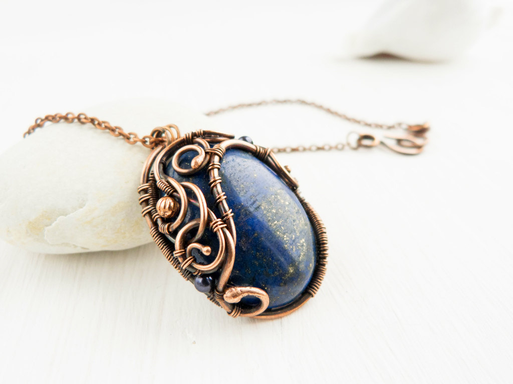 Lapis lazuli pendan