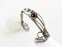 Sterling silver bracelet Velvet Rose