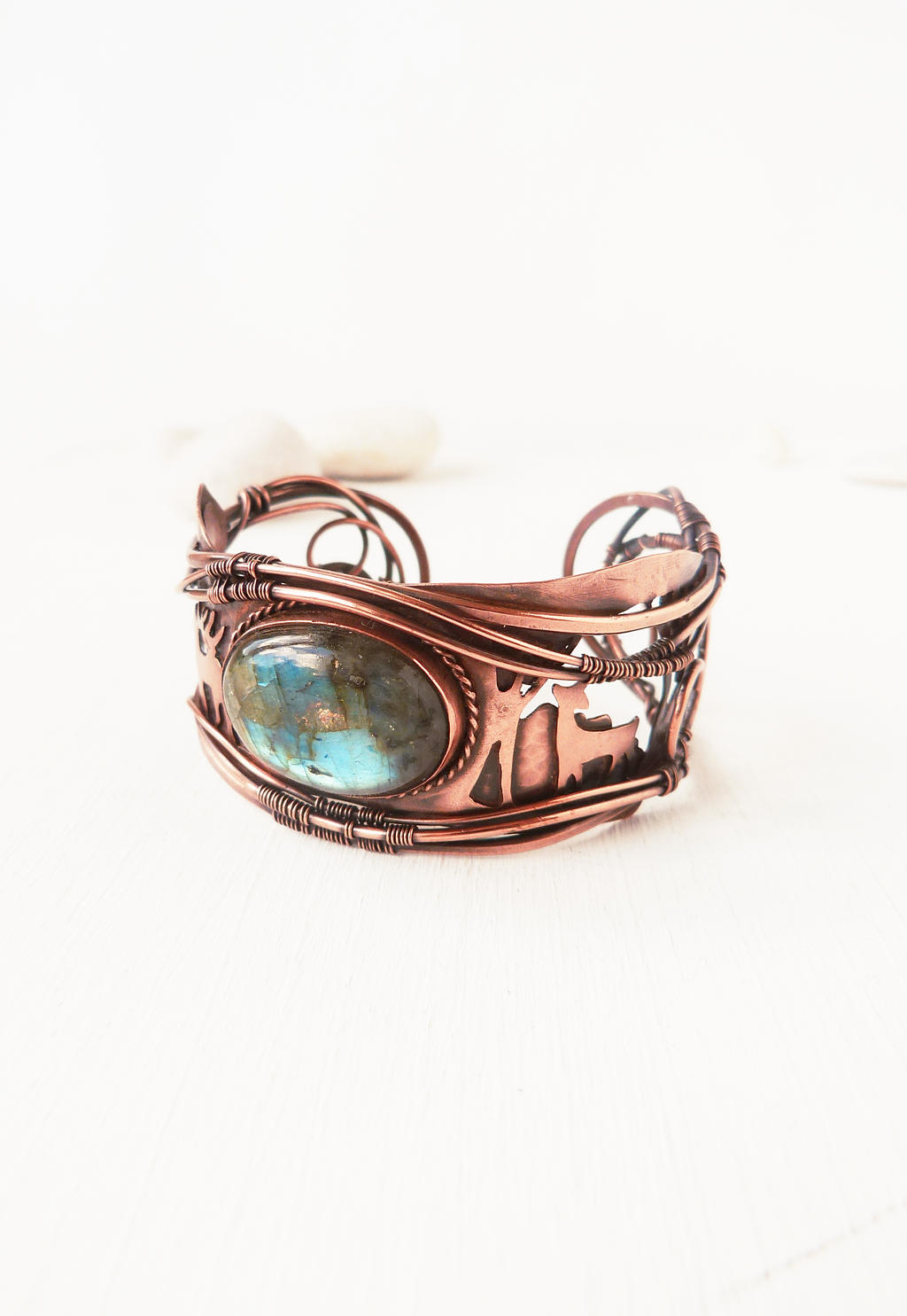 Copper cuff Deer