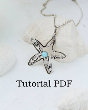 Silversmith tutorial Starfish necklace