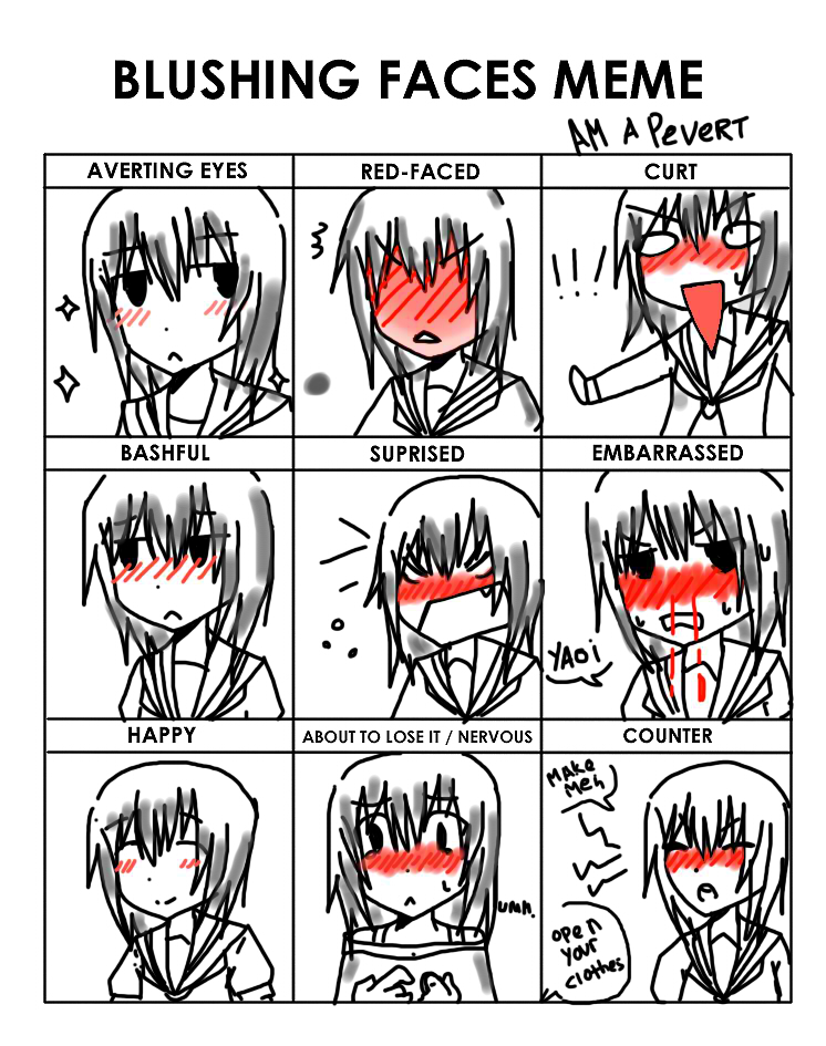 nakahara blushing face meme !! by iota-naka on DeviantArt