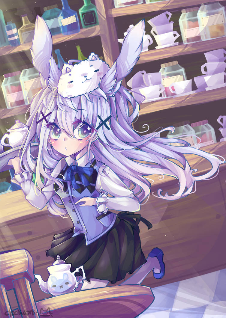 Is the order a rabbit - chino by clockworknek0 on DeviantArt