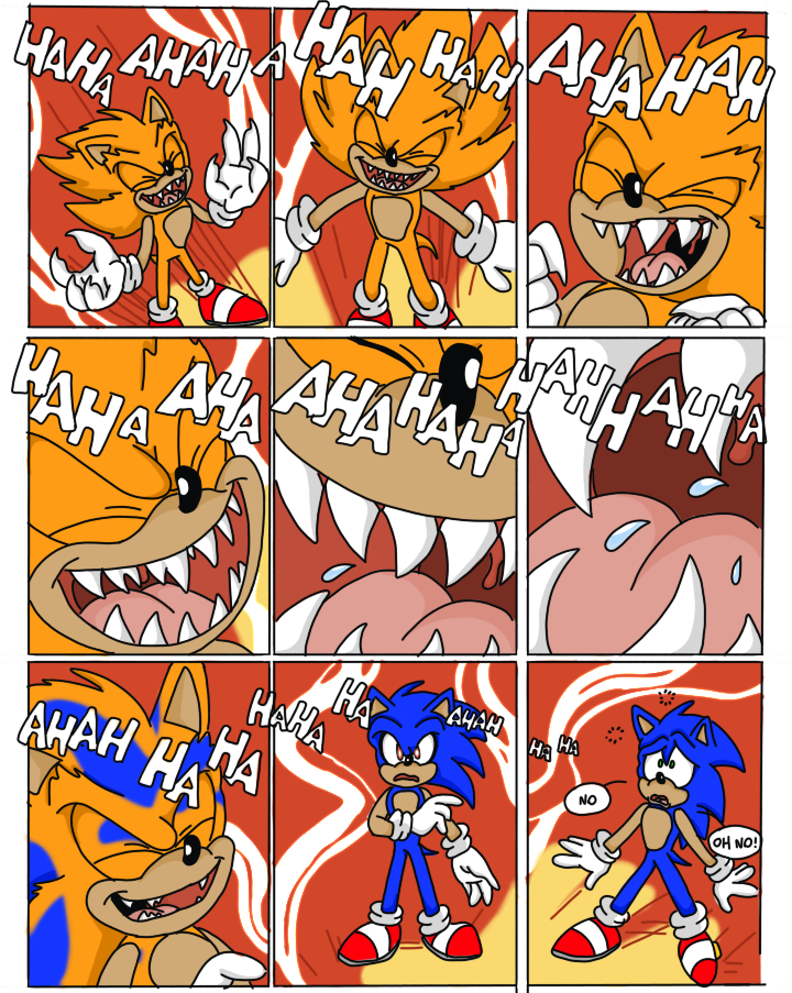 Fleetway Super Sonic comic remake by me by Yoshisquad05 on DeviantArt