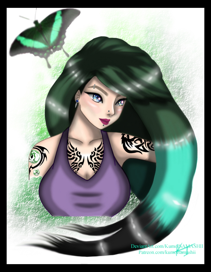 Butterfly Girls #2: Green