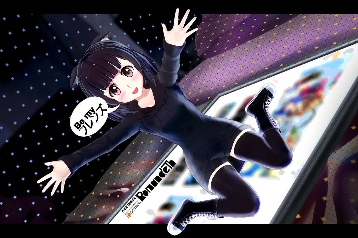 MMD Menhera-Chan (LINE Sticker) by Mist-To-Zero on DeviantArt