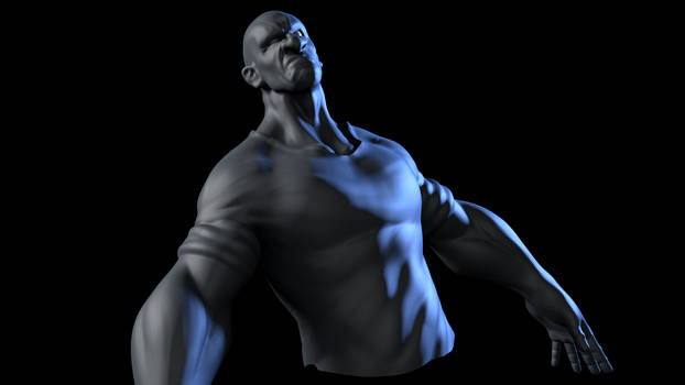 Bodysculpt test on Zbrush.