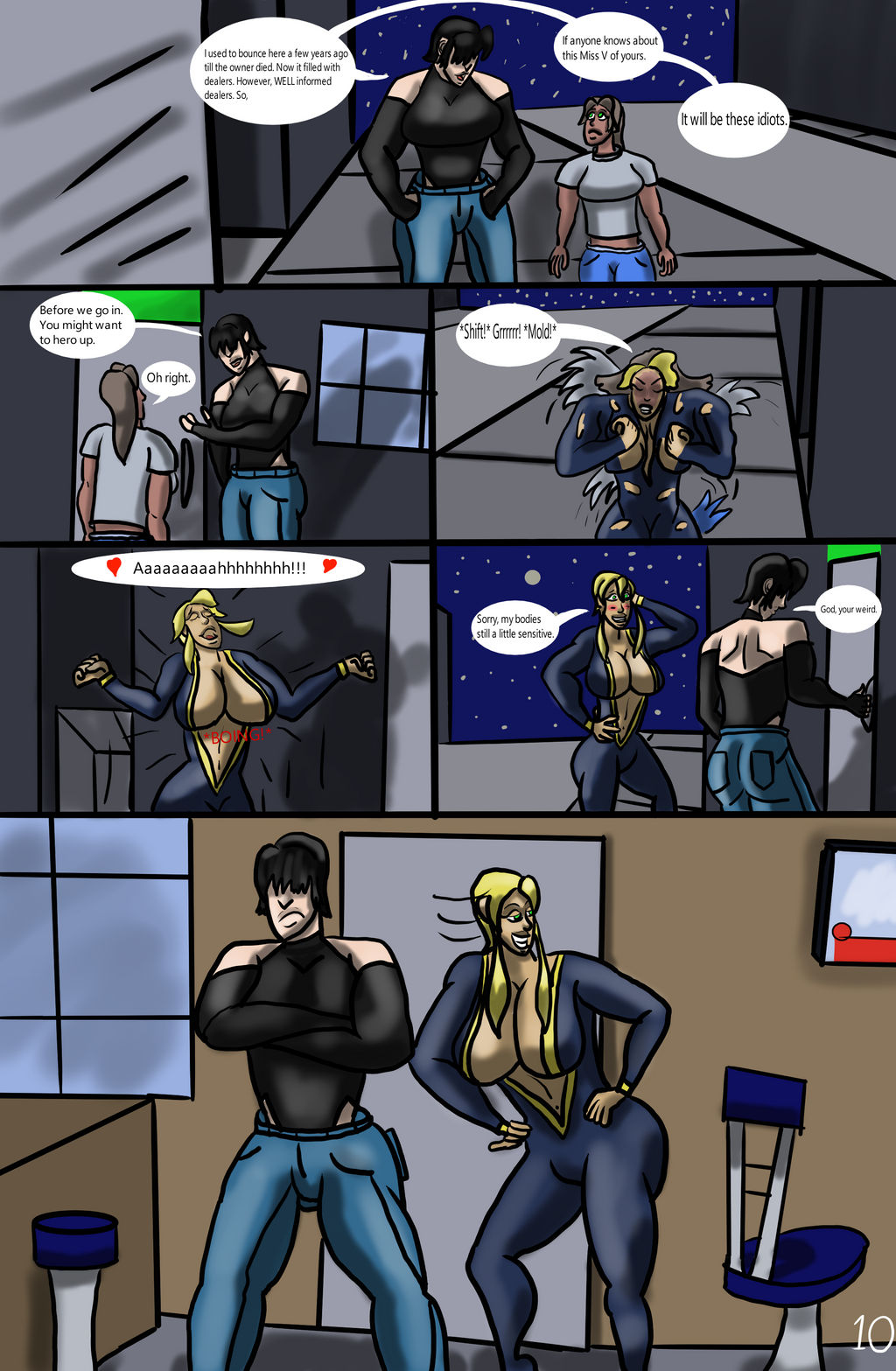 Polymorpha Issue #4: Poly's Girls Night pg10