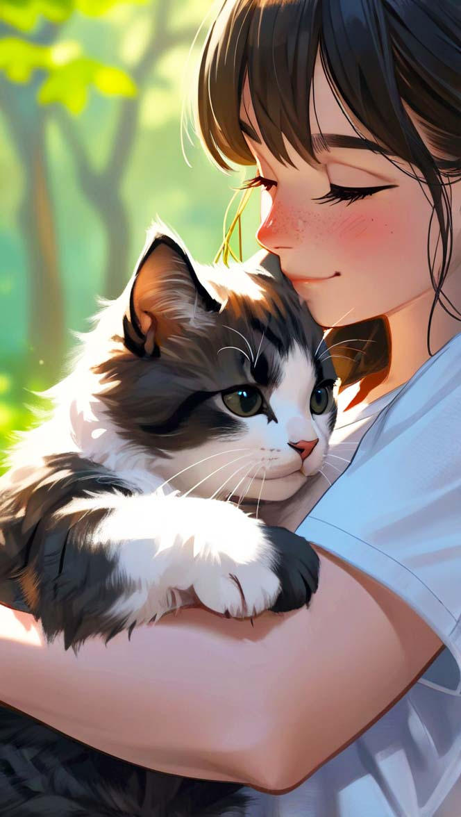 Cute Anime Girl With Kitten By Toxic amanda On DeviantArt cute-anime-girl-with-kitten-by-toxic-amanda-on-deviantart