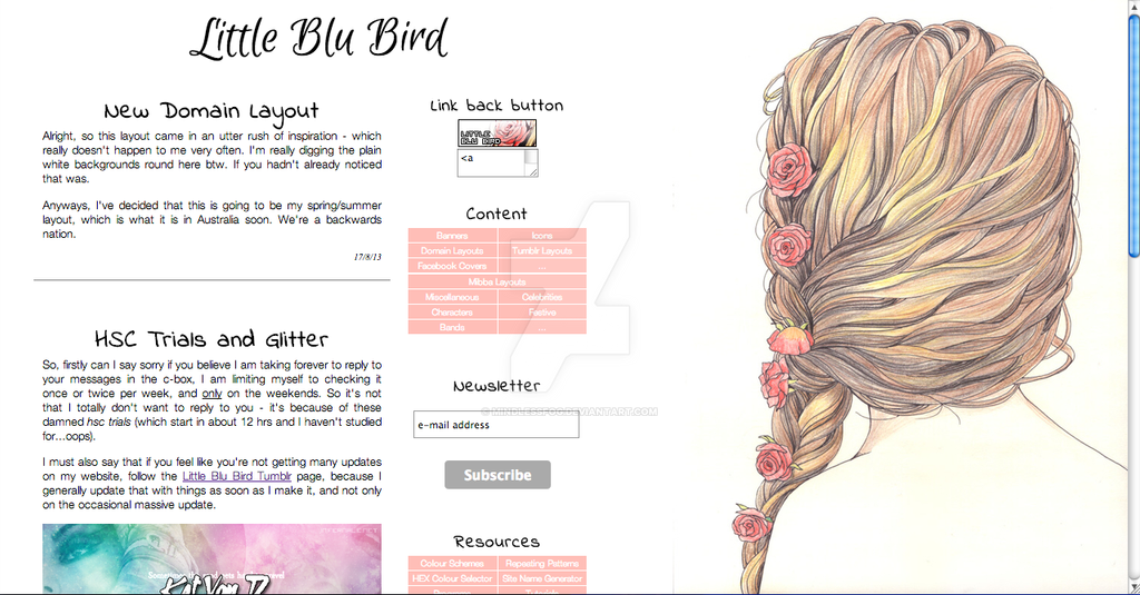 New Domain Layout for Little Blu Bird