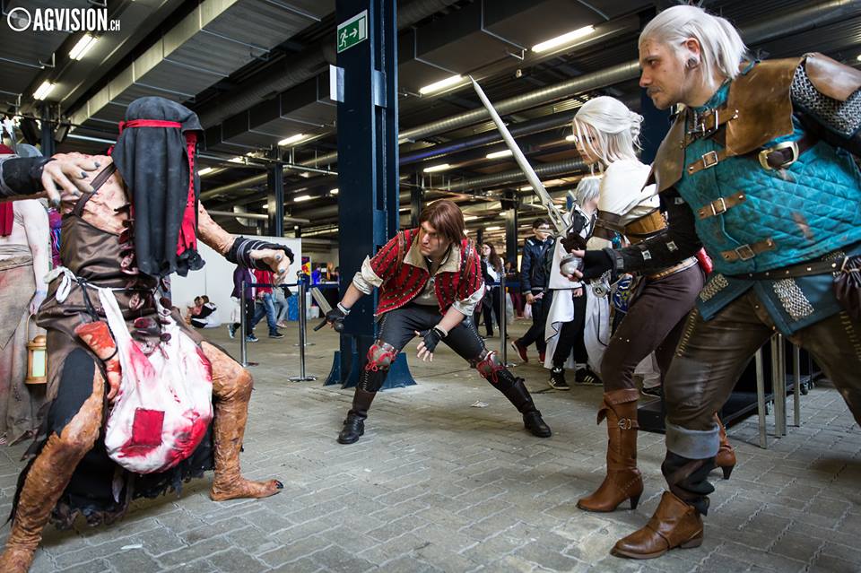 The Witcher 3 - Cosplay - Eskel, Vesemir and Ciri